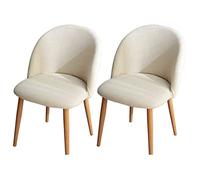 GLMGBP Lot de 2 Housses de Chaise de Salle à Manger Extensibles et lavables, Couleur Unie, incurvées, Demi-Rondes, pour décoration d'intérieur, Salon, cérémonie, D, Lot de 2