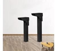GLMGBP Pieds de Table pliants en Fer, charnières autobloquantes, Pieds de Support de Meuble en métal, Pieds de Table pliants, Table Pliante, Accessoires d'extension de Table Pliante de Cuisine (29,