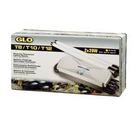 Glo Glomat 2 Unité Opérative pour Aquariums Avec 2 Tubes Fluorescents Noir