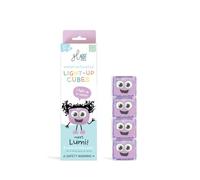 Glo Pals Lot de 4 cubes lumineux pour une expérience sensorielle unique et un spectacle de lumière magique pour une expérience de bain inoubliable (Lumi Violet)