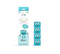 Glo Pals Lot de 4 cubes lumineux pour une expérience sensorielle unique et un spectacle de lumière magique pour une expérience de bain inoubliable (Blair bleu)