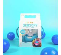 Glo Pals Mini pot sensoriel bleu pour enfant Activé par l'eau Poignées faciles à prendre en main Couvercle verrouillable à l'épreuve des enfants Jouet thérapeutique pour soulager le stress Convient
