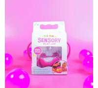 Glo Pals Mini pot sensoriel rose pour enfant Activé par l'eau Poignées faciles à prendre en main Couvercle verrouillable à l'épreuve des enfants Jouet thérapeutique pour soulager le stress Convient