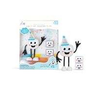 Glo Pals Party Pal Jouet de bain sensoriel lumineux activé par l'eau avec 2 cubes lumineux réutilisables pour enfants Multicolore Jeu sensoriel lumineux pour enfants 3 ans et plus