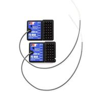 Globact Flysky FS-BS6 Lot de 2 récepteurs 2,4 GHz 6 canaux AFHDS2 pour émetteur Flysky FS-GT5 FS-IT4S RC voiture et bateau