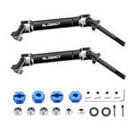 GLOBACT Lot de 2 arbres de transmission arrière en acier CVD 1144 pour Traxxas Slash/Rustler/Stampede/Hoss VXL 2WD 4X4 1/10RC Truck Upgrade Parts Replacement #6852