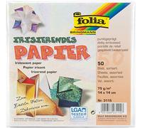 Papier Irise Pour Pliage 14x14cm - Pochette De 50f G