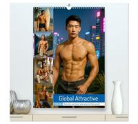 Global Attractive (High Quality Premium Wall Calendar 2026 DIN A2 portrait),CALVENDO 12 Month Wall Calendar: A real eye-catcher for anyone who ... aesthetics and innovative visual art