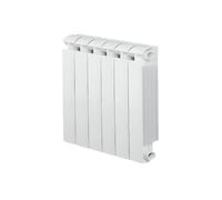 Global - Chauffage Central Fonte Aluminium 6 éléments Blanc KLASS 600, 792w - GLORAKLASS600X06