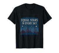 Global City Skyline Unity - Étoiles égales dans Tous Les cieux T-Shirt