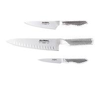 Global - Classic 3 Piece Knife Set with Fluted Cooks Knife (G-773889)