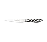 Global Couteaux 12 cm, couteau utilitaire uni, acier inoxydable CROMOVA 18, couteau multifonction, GS-108/UT