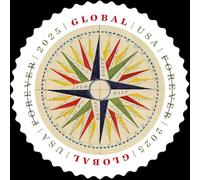 Global Forever International U.S. Planche de 10 timbres de poste
