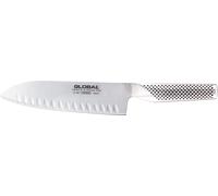 Global G Série Santokmesser G-80 - Made IN Japan - 18cm Lame Avec Alvéoles