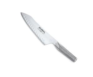 Global - G83 - Oriental Cook Alveolare - Couteau avec lame alvéolée, 18 cm