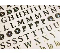 Global Gift 156 Autocollants - Alphabet - majuscules et minuscules - Brillant