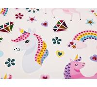 Global Gift Autocollants Diamants - Licornes - Brillant