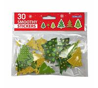 Global Gift Autocollants Mousse EVA - Sapins de Noël