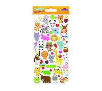 Global Gift Autocollants réutilisables Relief 3D Animaux Paillettes