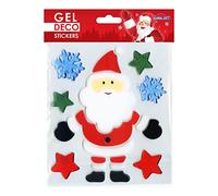 Global Gift Stickers gel Noël pour fenêtre Père Noël