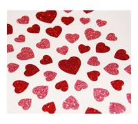 Global Gift Stickers Roses Rouges - Dorures et Paillettes - 1,8 cm