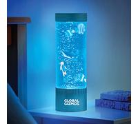 Global Gizmos Lampes à bulles magiques - 2 styles - Or rose - Bulles relaxantes - 7 couleurs changeantes - Lumière d'ambiance d'ambiance - Plongée sous-marine