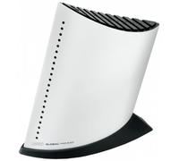Global GKB-52/CW Messerblock Oval, S-Size, Blanc pour 9 Messer