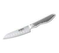 Global Knives GS-57 Couteau Santoku cannelé avec lame de 11 cm en acier inoxydable Cromova 18