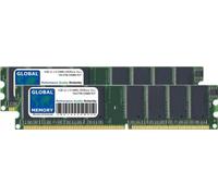GLOBAL MEMORY 1Go (2 x 512Mo) DDR 266/333/400MHz MÉMOIRE RAM KIT pour Mac Mini, EMAC G4, iMac G4/G5 & POWERMAC G4/G5