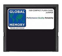 GLOBAL MEMORY 1Go Compact Carte Flash MÉMOIRE pour Juniper J2300 / J4300 / J6300 SÉRIE ROUTEURS & Routing Moteurs (JX-CF-1G-S, RE-CF-1G-S)