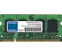 GLOBAL MEMORY 1Go DDR2 800MHz PC2-6400 200-PIN SODIMM MÉMOIRE RAM pour Intel MACBOOK 13 Pouces (2.13GHz) (MI-2009)
