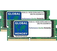 GLOBAL MEMORY 32Go (2 x 16Go) DDR4 2400MHz PC4-19200 260-PIN SODIMM MÉMOIRE RAM KIT pour Intel 27 Pouces Retina 5K iMac (2017)
