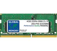 GLOBAL MEMORY 4Go DDR4 2666MHz PC4-21300 260-PIN SODIMM MÉMOIRE RAM pour 27 Pouce Retina 5K iMac (2019)