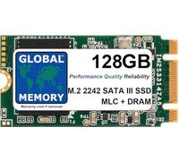 GLOBAL MEMORY Disque SSD M.2 2242 NGFF SATA 3 MLC avec DRAM Solid State Drive (SSD) - (Qualité industrielle - Ultra fiable) 128 Go