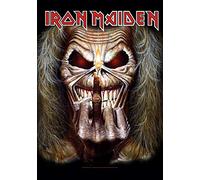 Global Merchandising Drapeau Iron Maiden Eddie The Finger Candle Drapeau en tissu
