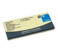 Global notes - 5653-01 info 50 x 40 mm - 100 x 12-jaune G