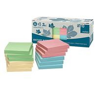 Info notes info notes note repositionnable papier recyclé nature pastel noir G