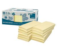 Info notes info notes note repositionnable papier recyclé nature, jaune noir G