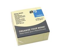 Global Notes 5820-01 Info Notes 75x75 mm, 400 feuilles, jaune