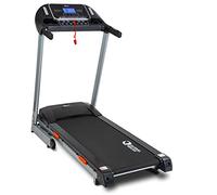GLOBAL RELAX® | KEIZAN X7 Tapis de Course Professionnel | Noir | Compact et Pliable | 15% d'inclinaison | 1-14 km/h | LCD I USB I Haut-Parleur | 12 Programmes | Compteur d'impulsions