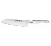 Global Sai Couteau de Cuisine SAI-03 - Couteau Santoku 19cm Lame