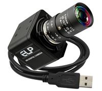 Global Shutter Caméra USB Mise au point manuelle Haute vitesse 5 MP @ 50 fps 1440p @ 60 fps Caméra vidéo industrielle avec objectif zoom 5-50 mm 10x Mise au point variable Caméra PC Monture CS UVC Web