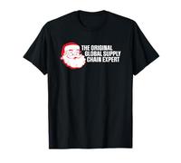 Global Supply Chain Expert Père Noël amusant T-Shirt