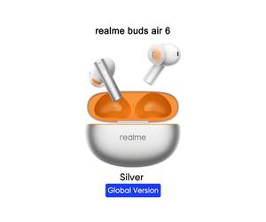 Global Version realme buds Air 6 TWS Earphone Hi-Res LHDC 5.0 Active Noise Reduction Wireless Headphone Bluetooth 5.3 IP55 New