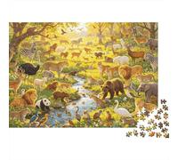 Global Wildlife Puzzles 1000 Pièces Recyclé Maximalism Senior Puzzles Jeu de Soirée Accessoires Great Cadeau Idea for Family and Amis Birthdays 70x50cm/1000pièces