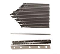 GLOBALHUT 17 Claves Kalimba Acier DIY Kit Remplacement | Acier minéral, gravure arrière, son clair, remplacement pour facile, kit complet 17 pièces