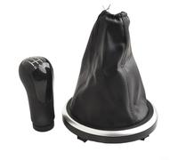 GLOBALHUT Pommeau de levier de vitesse 5 vitesses compatible avec Ford Fiesta, Fusion, Transit Connect depuis 2002 avec matériau ABS et design compact pour une utilisation facile (handball + housse