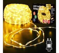 GlobaLink Guirlande Lumineuse de Noël 30M 600 LED, Guirlande LED Extérieure Étanche IP65 avec Modes Cascade & Fixe Guirlande de Noël Décoration pour Sapin Jardin Balcon Terrasse-Blanc chaud