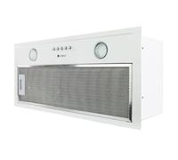 GLOBALO Delico 60.1 Hotte de cuisine encastrée en acier Blanc - DELICO601WHITE