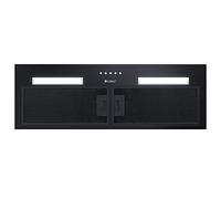 Hotte aspirante encastrable GLOBALO Hadario 80.2 - Noir - 3 vitesses - Recirculation - LED